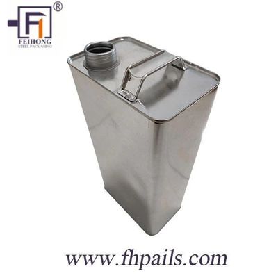 UN Nomor 2 Gallon Tinplate Oblong Can untuk minyak mesin kimia