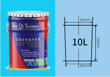 Metal Bulat 10L Bucket Cat Untuk Epoxy Floor Paint Airborne