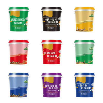 19L Plastic Bucket Container Untuk Penyimpanan Lapisan Waterproof