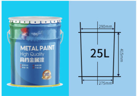 25L Kimia Metal Ember ember tumpahan Proof Tutup kedap udara untuk penyimpanan dan transportasi yang aman