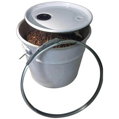 5 Gallon Food Safe Metal Bucket untuk penyimpanan dan transportasi biji kopi