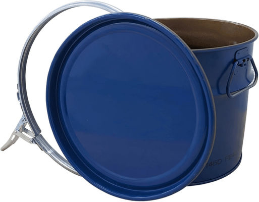 18 L Tinplate Bucket Dengan Tutup Dengan Clamping Ring