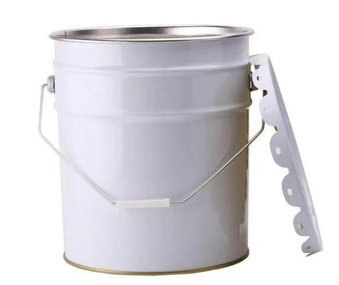 Grade Makanan 25 Liter Tinplate Bucket Untuk Minyak Kelapa Untuk Popcorn
