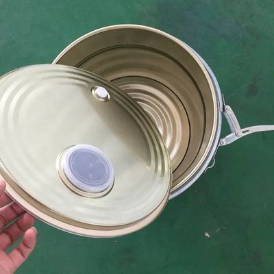 Lempeng logam yang aman untuk makanan bulat 5 galon 0,28-0,42mm