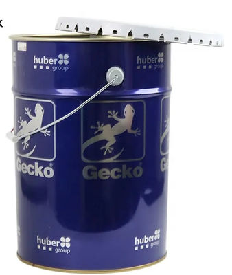 0.28-0.42mm 5 Gallon Paint Bucket Tinplate Builders With Castellated Lid untuk penyimpanan cat