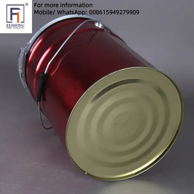 5 Gallon Open Head Steel Bucket Dengan Epoxy Phenolic Lining