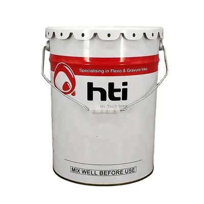 UN Rated 5 Gallon Metal Bucket Dengan Tutup Bunga Untuk Pelarut