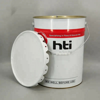 UN Rated 5 Gallon Metal Bucket Dengan Tutup Bunga Untuk Pelarut
