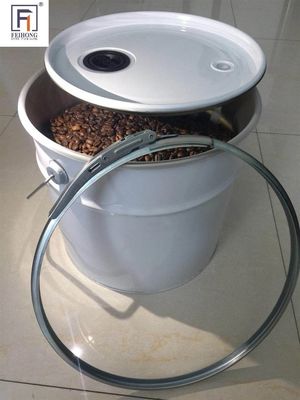 Kopi Panggang Biji Makanan Aman Ember Logam 5 Gallon 0.32-0.42mm