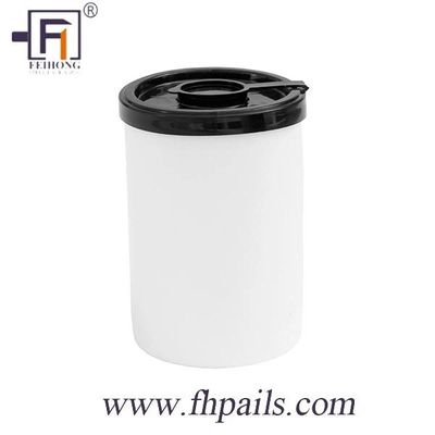 Professional Plastic Print Round Container Untuk Wet Paper Napkin