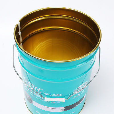 UN Rated 18L Metal Paint Bucket dengan ketahanan korosi