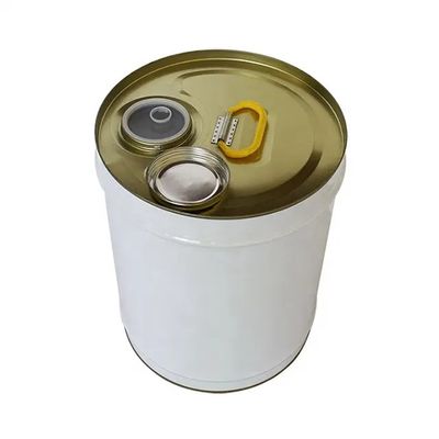19L 5 Gallon Steel Tight Head Bucket Dengan Flex Spout Lid Untuk Thinner