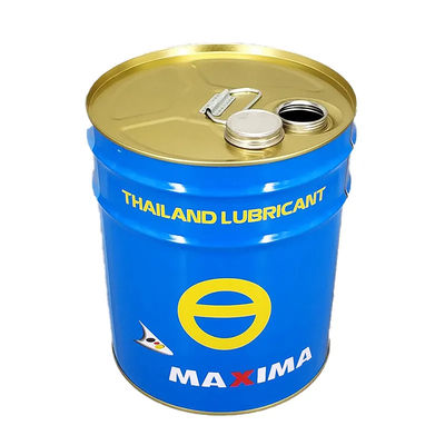 20L Fenolik dilapisi tutup Ember Baja Logam Dengan Tutup Dengan Spout Untuk penyimpanan minyak