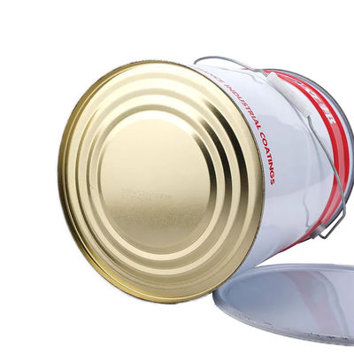 Open Head UN Nomor 24 Gauge Steel Bucket Dengan Lever Lock Ring Lid
