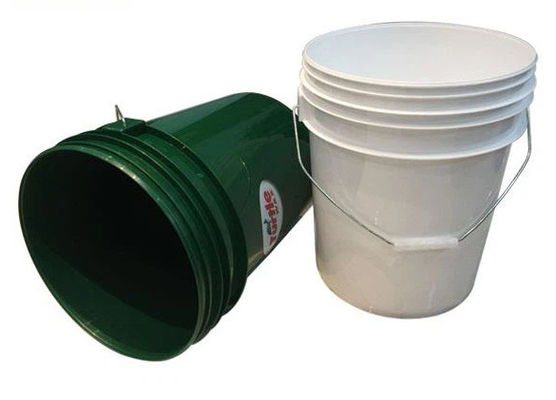20 Liter 5 Gallon Plastik Bucket Container Dengan Genggam Logam Untuk Penyimpanan Cat