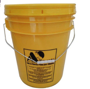 Kontainer ember plastik kuning UN Nomor 20L Untuk penyimpanan lem