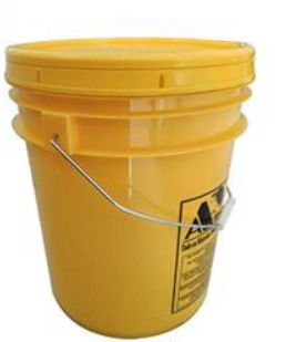 Kontainer ember plastik kuning UN Nomor 20L Untuk penyimpanan lem