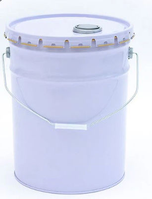Baja 5 Gallon Metal Paint Bucket tahan karat dengan tutup lug berlubang