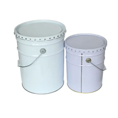 10 18 20 Liter 5 Gallon Paint Bucket UN Certified Industrial Tinplate Bucket untuk penyimpanan resin poliester