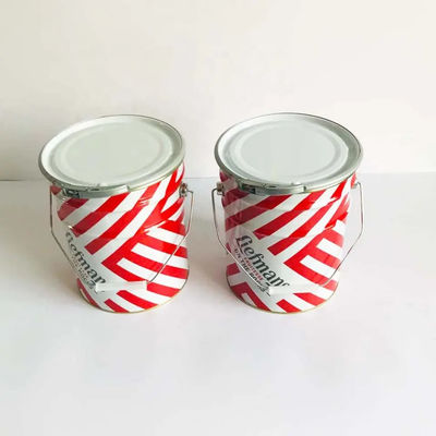 20L Metal Solvent Bucket Dengan Lock Lever Ring Lid Disetujui PBB