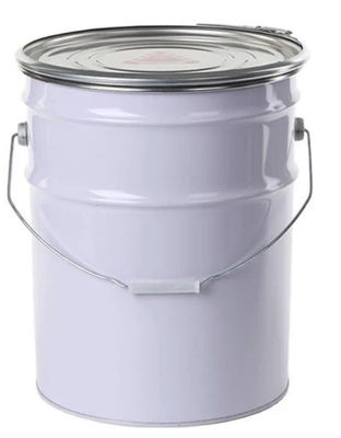 19L 5 Gallon Metal Grease Bucket Dengan UN Disetujui Lever Lock Ring Tutup