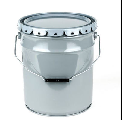 UN Disetujui Metal Grease Bucket 0.32-0.42mm Untuk Transportasi Dan Paket