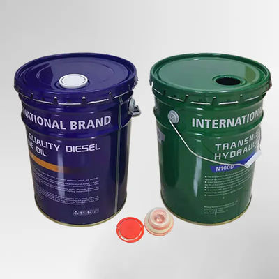 20L Metal Paint Bucket Spout Konik Tinplate Ember Dengan Tutup