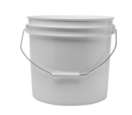 4 Gallon Lubricant Oil Bucket Round Open Head Plastic Buckets untuk penyimpanan sealant