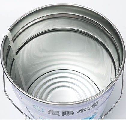 Baja 5 Gallon White Paint Bucket Dengan Lever Lock Cover