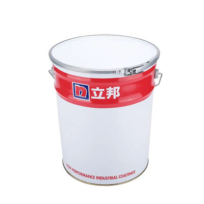 Metal 5 Gallon Paint Bucket Round untuk penyimpanan cairan mudah terbakar