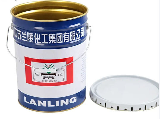 1 Gallon Untuk 6 Gallon Metal Ink Tinplate Ember Dengan PBB Disetujui Untuk Pencetakan Dan Kemasan