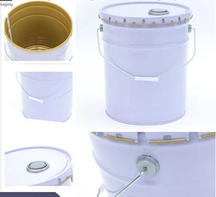 1 Gallon Untuk 6 Gallon Solvent Metal Ember Dengan PBB Disetujui Untuk Penyimpanan Dan Penggunaan Industri