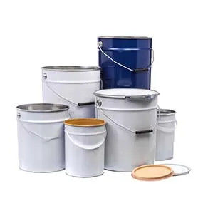 1 Gallon Untuk 6 Gallon Food Safe Open Head Steel Bucket Dengan Food Grade Interior Coating