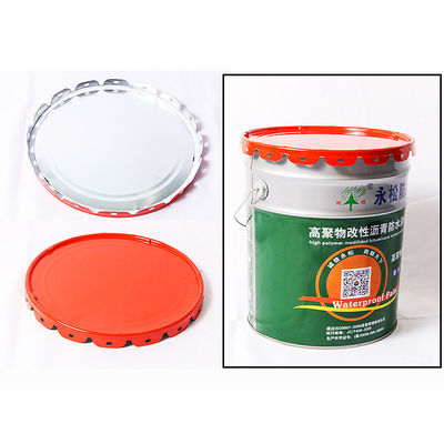 Tinplate Ink Bucket Resistant Korosi 1 Gallon Untuk 6 Gallon