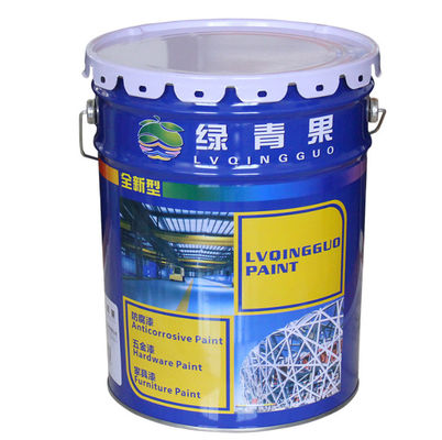5l Kapasitas Metal Paint Bucket Lid Termasuk Powder Coating