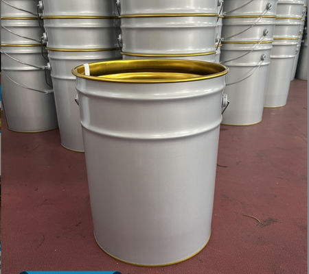 5L Sekrup Di Tutup Metal Paint Bucket Dengan Plastik Handle