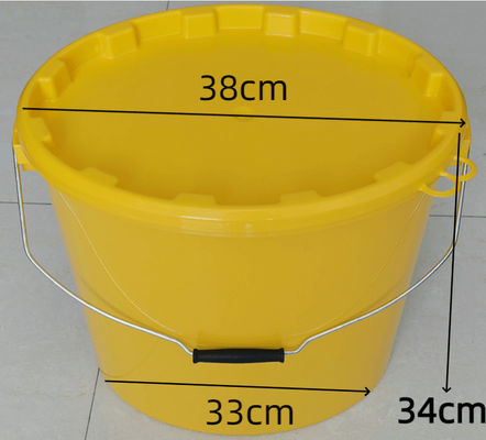 20 L Plastik Bucket Container Oval Untuk Menyimpan Lukisan Dengan Sertifikat ISO