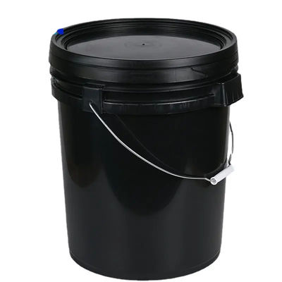 Ember plastik kepala terbuka yang mudah ditumpuk dengan tutup Rieke Flex Spout