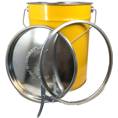 20 L Open Head Metal Bucket untuk Asphalt Packing