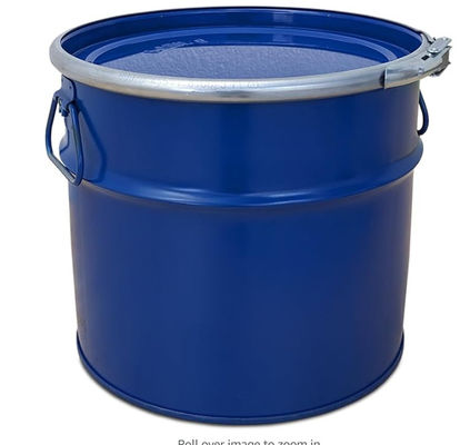 18 L Tinplate Bucket Dengan Tutup Dengan Clamping Ring