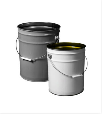 UV Resistant Stackable Metal Builders And Buckets / Builders And Buils dengan Percetakan Khusus 5 Gallon PP